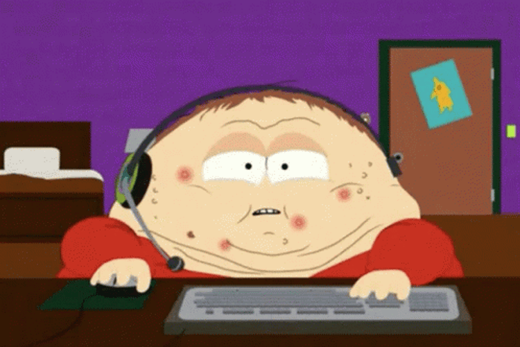 Chubby Eric Cartman Playing Games GIF