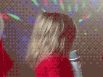 Chubby Kid Fabulous Hair Flip GIF