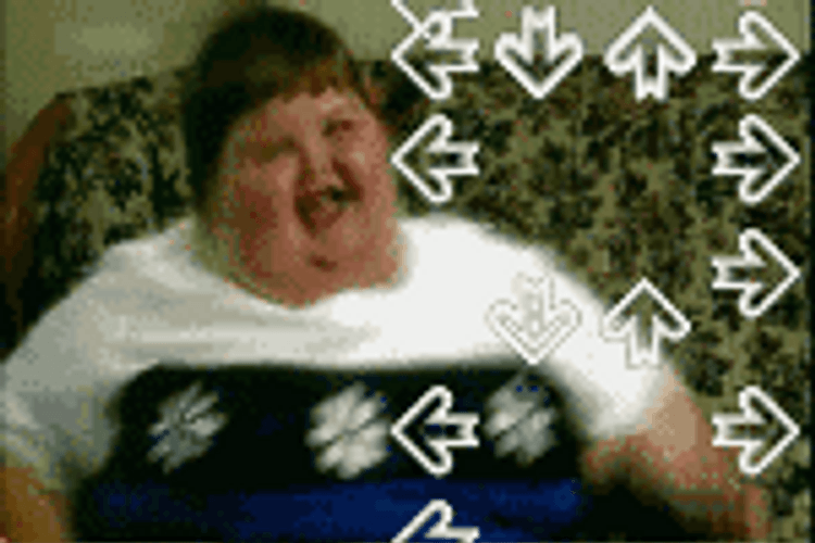Chubby Person Just Dance Game GIF 