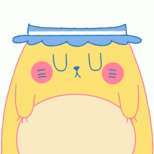 Chubby Sticker Taking A Bow GIF