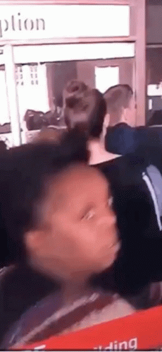 Chubby Woman Giving Mean Mug GIF