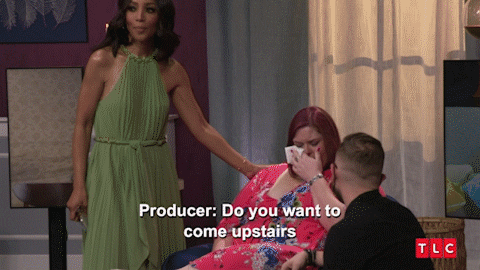 Chubby Woman Meltdown Lost Appetite GIF