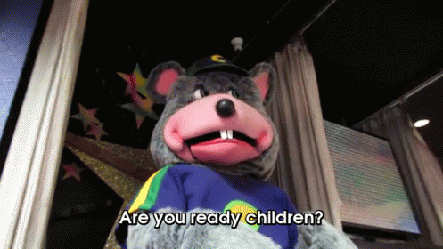 Chuck E Cheese Are You Ready Children GIF