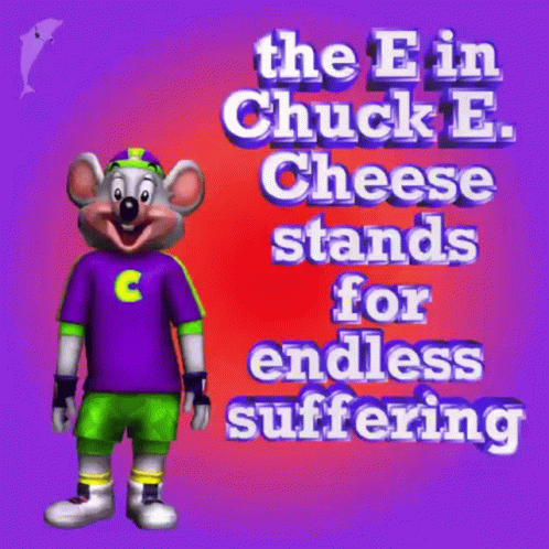 Chuck E Cheese E Stands For GIF