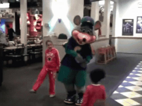 Chuck E Cheese Fall On The Ground GIF