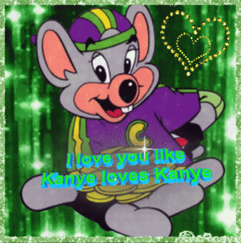 Chuck E Cheese I Love You GIF