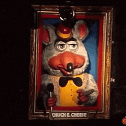 Chuck E Cheese In A Frame GIF