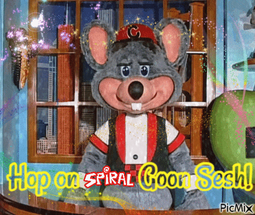 Chuck E. Cheese Says Flop on Spiral Goon Sesh