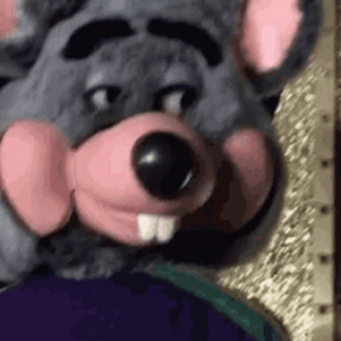 Chuck E Cheese Sleepy Head GIF