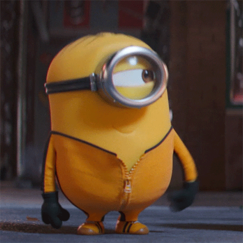 Chuckling Stuart The Minion GIF