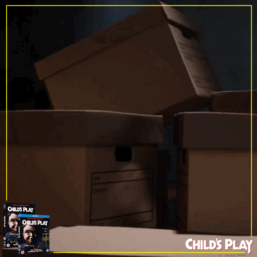 Chucky Child's Play Red Eyes GIF