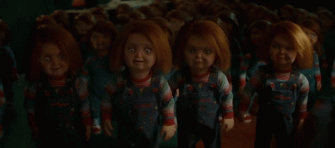 Chucky Dolls Child's Play Horror GIF