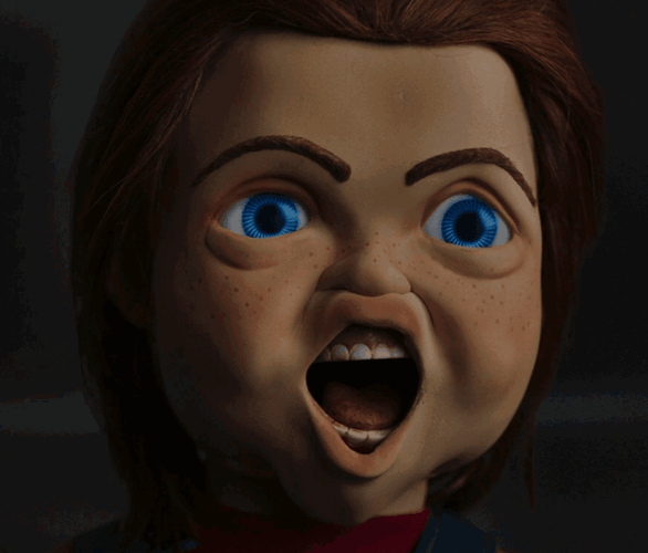 Chucky Funny Face Horror GIF