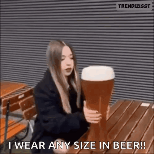 Chugging Beer Biggest Size Of A Beer GIF