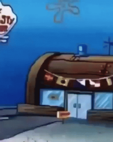 Chum Bucket House Explosion Meme GIF