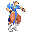 Chun Li Doing Stretch GIF