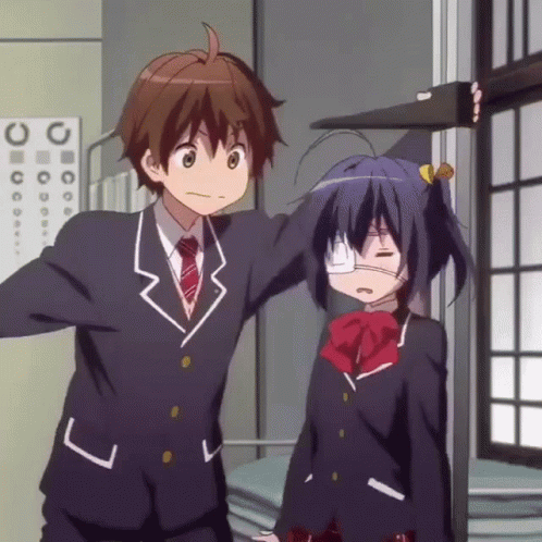 Chunibyo Tawawa On Monday GIF