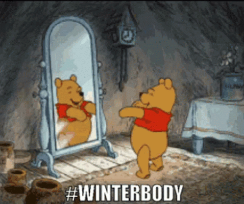 Chunky Pooh Winter Body GIF