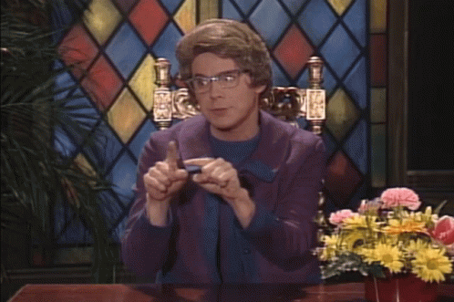 Church Lady Dana Carvey Shame GIF