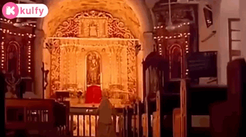 Church With Jesus Statue on Altar