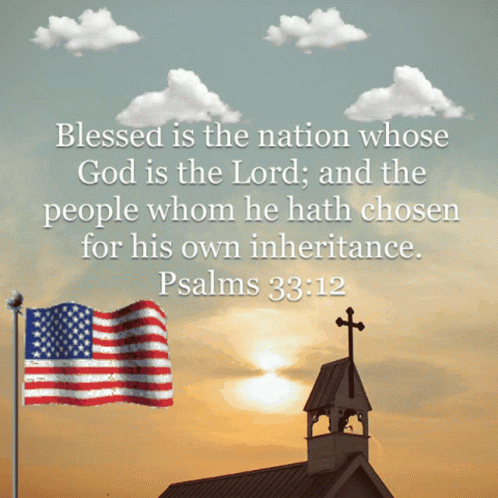 Church With Psalms 33:12
