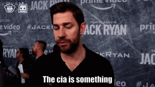 Cia Is Something John Krasinski GIF