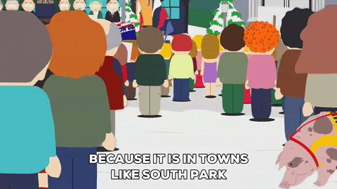 Cia Sniffing Dog South Park GIF