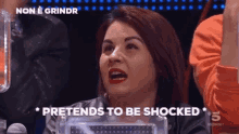 Ciao Darwin Contestant Pretends To Be Shocked GIF