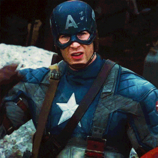 Super Hero Captain America Salute GIF
