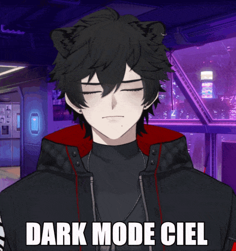 Cielwave Dark Mode Cielwave Black Hair Gif GIF