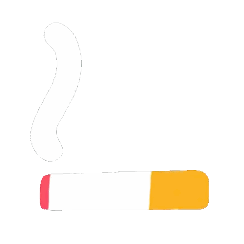 Cigarette with Smoke