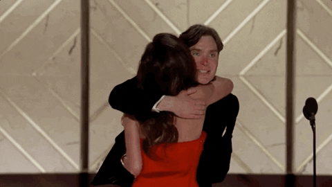 Cillian Murphy Hugging A Girl GIF