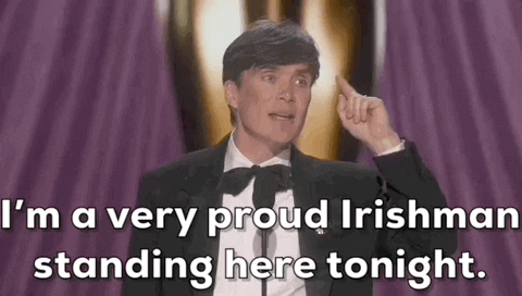 Cillian Murphy I'm A Very Proud Irish Man GIF