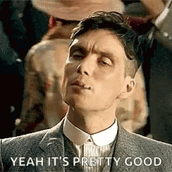 Cillian Murphy Says Yeah It's Pretty Good GIF