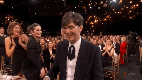 Cillian Murphy Shakes Hand GIF