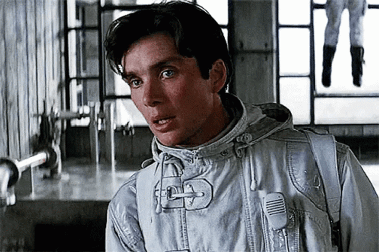 Cillian Murphy Wearing Snow Suit In Inception GIF