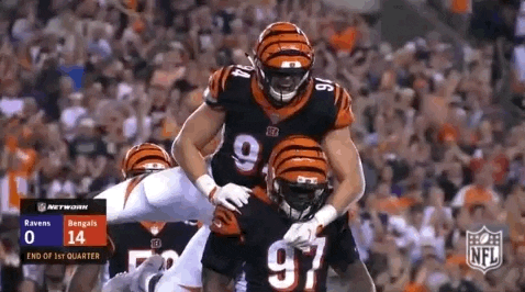 Cincinnati Bengals Back Hug GIF