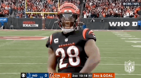 Cincinnati Bengals Joe Mixon Touchdown Dance GIF