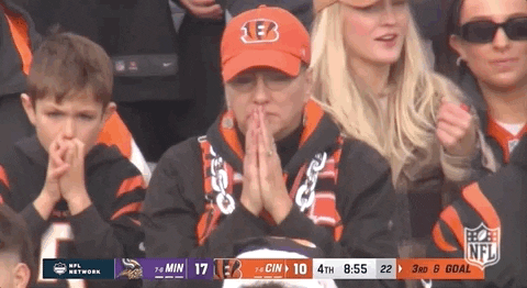 Cincinnati Bengals Praying Fans GIF