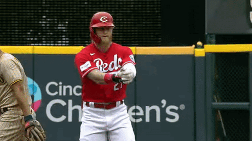 Cincinnati Reds Jake Fraley Rowing GIF