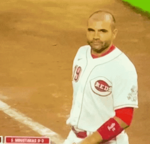 Cincinnati Reds Joey Votto Irritated GIF