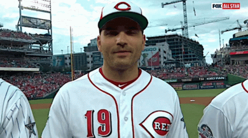 Cincinnati Reds Joey Votto Salute GIF