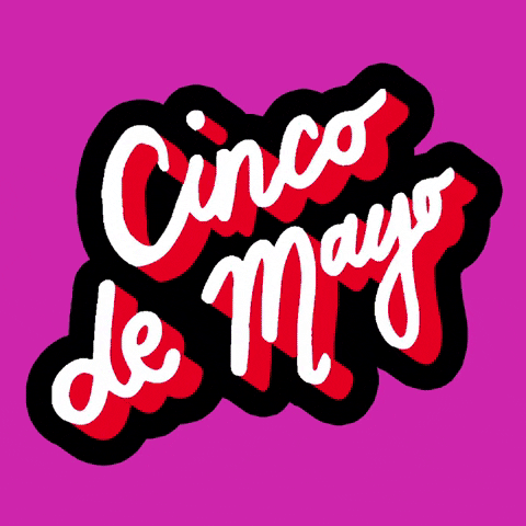 Cinco De Mayo Holiday Typography GIF