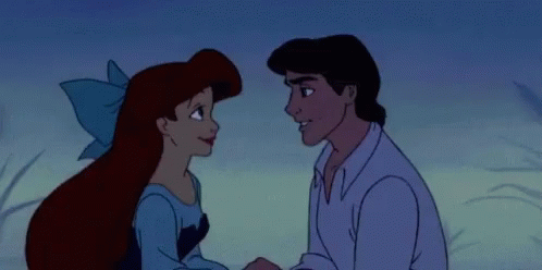 Cinderella And Prince Charming From Disney 'S Cinderella Are Dancing Together In A Cartoon . GIF