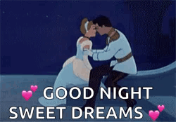 Cinderella and Prince Charming Kissing on Boat