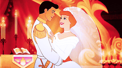 Cinderella As A Bride GIF