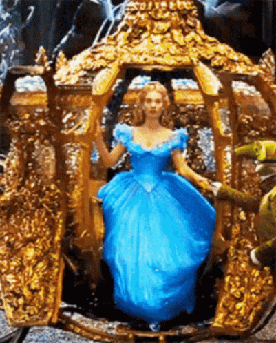 Cinderella Entrance Spin Slow Motion GIF