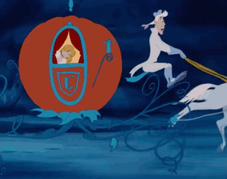 Cinderella in Carriage with L