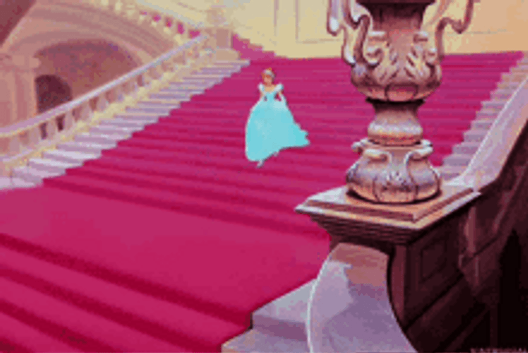Cinderella Running Away GIF