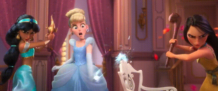 Cinderella Wreck-it-ralph GIF